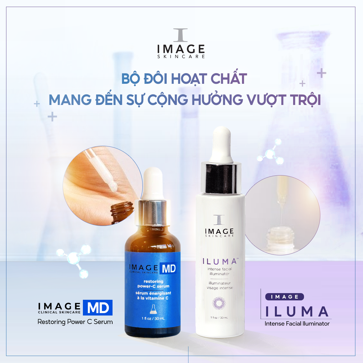 Bộ đôi tiêu diệt nám, ngăn ngừa đen sạm, tái tạo da từ IMAGE Skincare